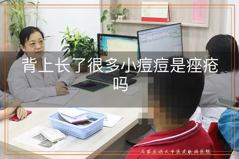 背上长了很多小痘痘是痤疮吗