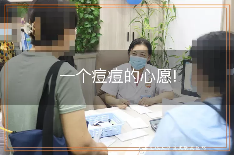 一个痘痘的心愿!